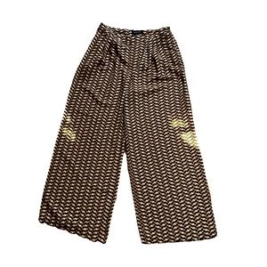 WHO WHAT WEAR WOMEN’S PATTERNED WIDE LEG PALLAZZO PANTS SIZE 12